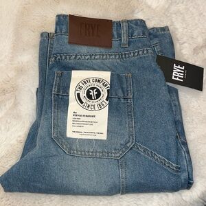 Frye Stevie Straight Low Rise Jean buttonfly